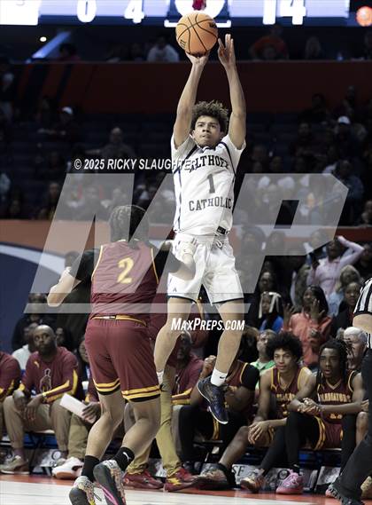 Thumbnail 1 in Althoff Catholic vs. Christ the King (IHSA 2A Semi Final) photogallery.