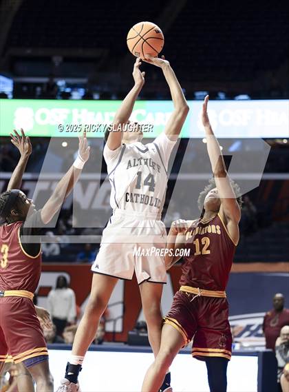 Thumbnail 3 in Althoff Catholic vs. Christ the King (IHSA 2A Semi Final) photogallery.