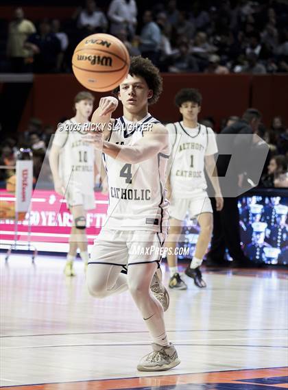 Thumbnail 3 in Althoff Catholic vs. Christ the King (IHSA 2A Semi Final) photogallery.