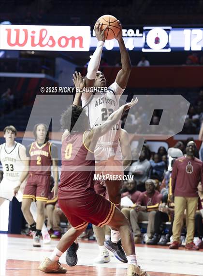 Thumbnail 2 in Althoff Catholic vs. Christ the King (IHSA 2A Semi Final) photogallery.