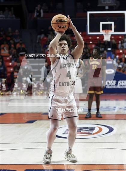 Thumbnail 2 in Althoff Catholic vs. Christ the King (IHSA 2A Semi Final) photogallery.