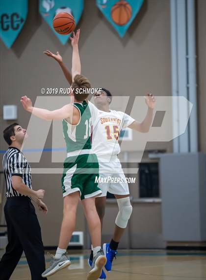 Thumbnail 2 in Southwest SD vs. Mission Vista ( Del Lago Tip-Off Classic) photogallery.