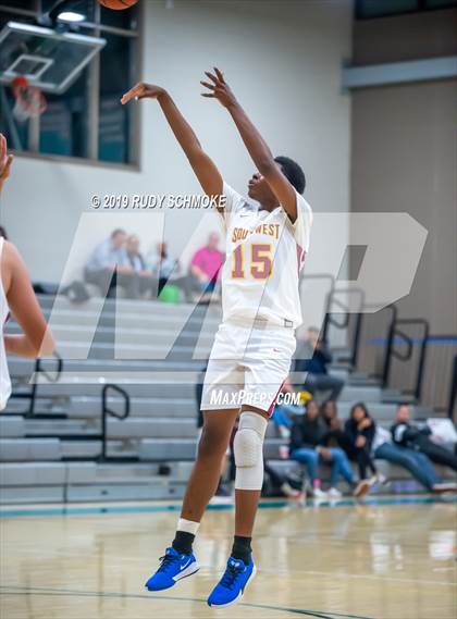 Thumbnail 2 in Southwest SD vs. Mission Vista ( Del Lago Tip-Off Classic) photogallery.