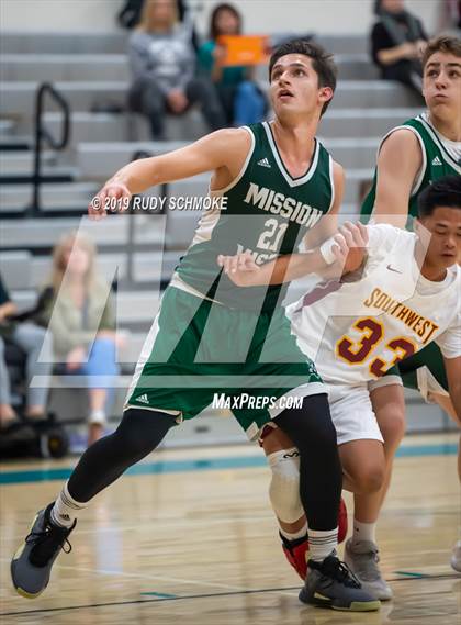 Thumbnail 3 in Southwest SD vs. Mission Vista ( Del Lago Tip-Off Classic) photogallery.