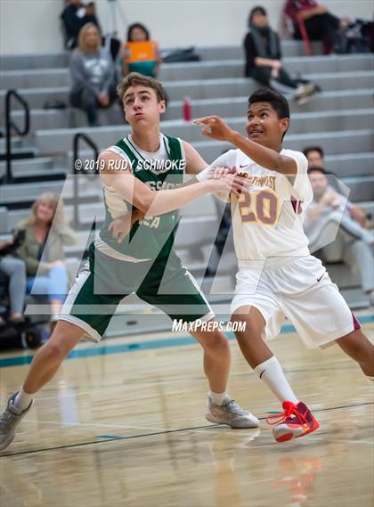 Thumbnail 1 in Southwest SD vs. Mission Vista ( Del Lago Tip-Off Classic) photogallery.