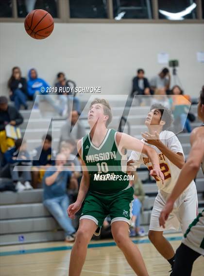 Thumbnail 1 in Southwest SD vs. Mission Vista ( Del Lago Tip-Off Classic) photogallery.