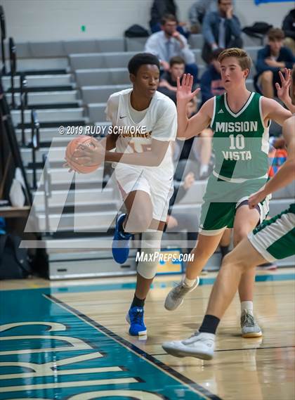 Thumbnail 1 in Southwest SD vs. Mission Vista ( Del Lago Tip-Off Classic) photogallery.