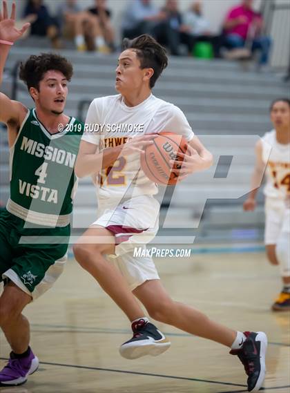 Thumbnail 1 in Southwest SD vs. Mission Vista ( Del Lago Tip-Off Classic) photogallery.