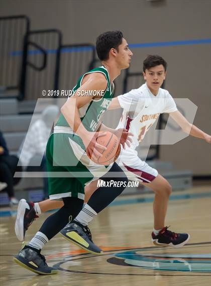 Thumbnail 1 in Southwest SD vs. Mission Vista ( Del Lago Tip-Off Classic) photogallery.