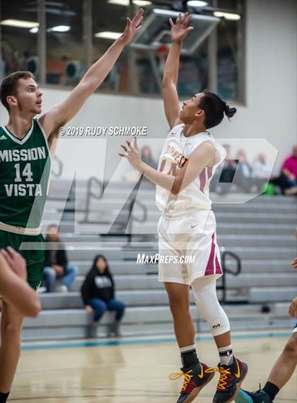 Thumbnail 1 in Southwest SD vs. Mission Vista ( Del Lago Tip-Off Classic) photogallery.