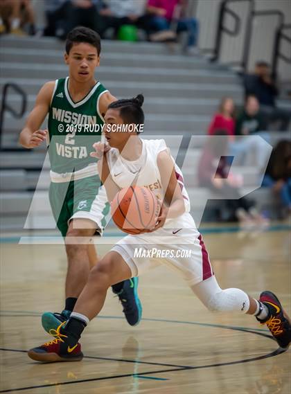 Thumbnail 3 in Southwest SD vs. Mission Vista ( Del Lago Tip-Off Classic) photogallery.