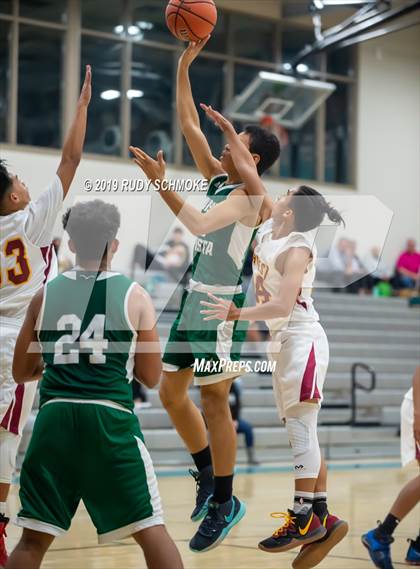 Thumbnail 1 in Southwest SD vs. Mission Vista ( Del Lago Tip-Off Classic) photogallery.