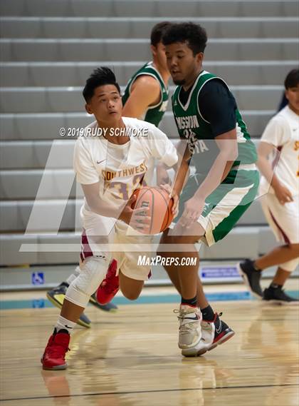 Thumbnail 1 in Southwest SD vs. Mission Vista ( Del Lago Tip-Off Classic) photogallery.