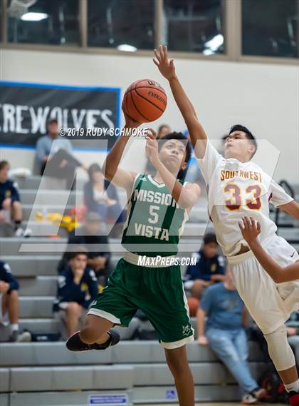 Thumbnail 3 in Southwest SD vs. Mission Vista ( Del Lago Tip-Off Classic) photogallery.