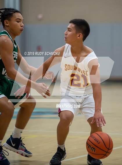 Thumbnail 2 in Southwest SD vs. Mission Vista ( Del Lago Tip-Off Classic) photogallery.