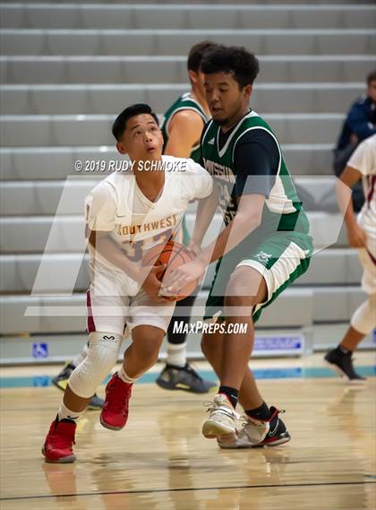 Thumbnail 2 in Southwest SD vs. Mission Vista ( Del Lago Tip-Off Classic) photogallery.