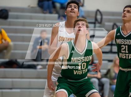 Thumbnail 1 in Southwest SD vs. Mission Vista ( Del Lago Tip-Off Classic) photogallery.