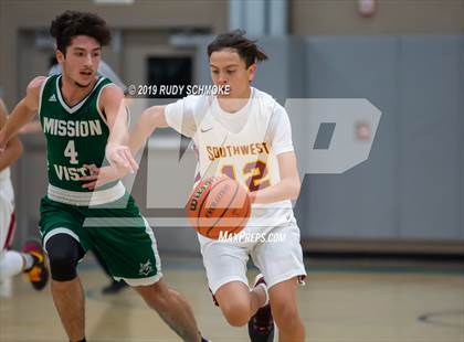 Thumbnail 1 in Southwest SD vs. Mission Vista ( Del Lago Tip-Off Classic) photogallery.