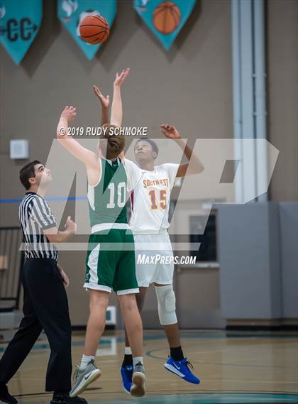 Thumbnail 1 in Southwest SD vs. Mission Vista ( Del Lago Tip-Off Classic) photogallery.