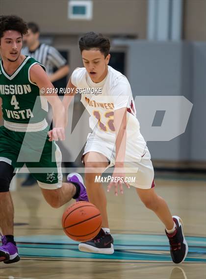 Thumbnail 2 in Southwest SD vs. Mission Vista ( Del Lago Tip-Off Classic) photogallery.