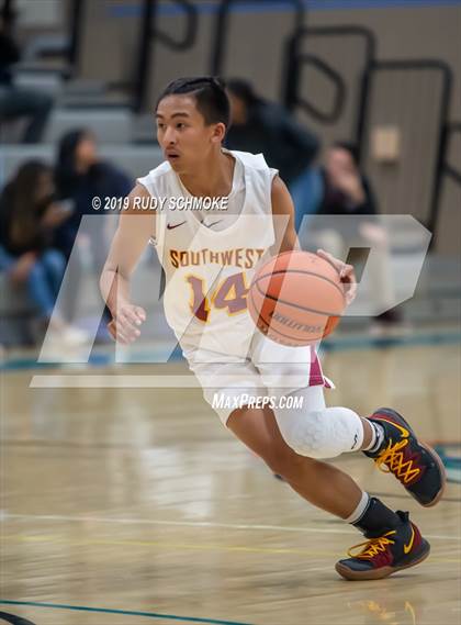Thumbnail 1 in Southwest SD vs. Mission Vista ( Del Lago Tip-Off Classic) photogallery.