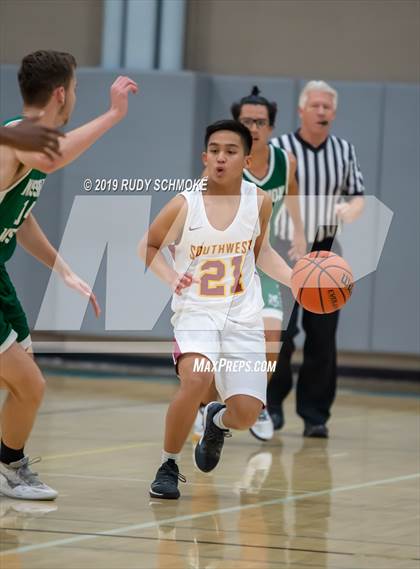 Thumbnail 2 in Southwest SD vs. Mission Vista ( Del Lago Tip-Off Classic) photogallery.