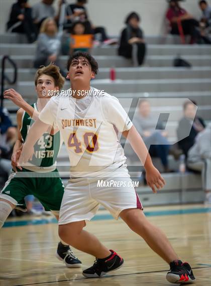 Thumbnail 1 in Southwest SD vs. Mission Vista ( Del Lago Tip-Off Classic) photogallery.