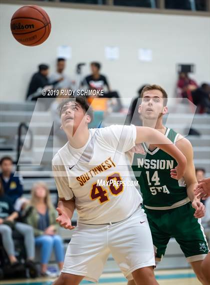 Thumbnail 1 in Southwest SD vs. Mission Vista ( Del Lago Tip-Off Classic) photogallery.