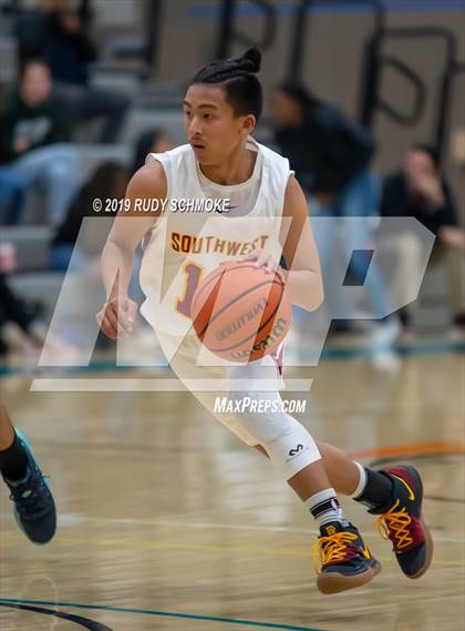Thumbnail 2 in Southwest SD vs. Mission Vista ( Del Lago Tip-Off Classic) photogallery.