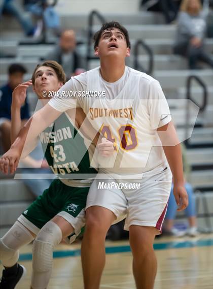 Thumbnail 2 in Southwest SD vs. Mission Vista ( Del Lago Tip-Off Classic) photogallery.