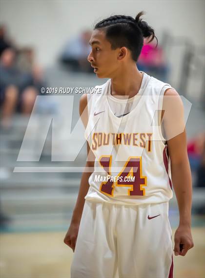 Thumbnail 1 in Southwest SD vs. Mission Vista ( Del Lago Tip-Off Classic) photogallery.