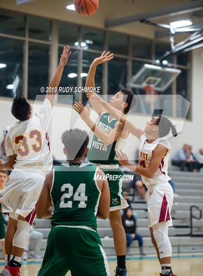 Thumbnail 2 in Southwest SD vs. Mission Vista ( Del Lago Tip-Off Classic) photogallery.