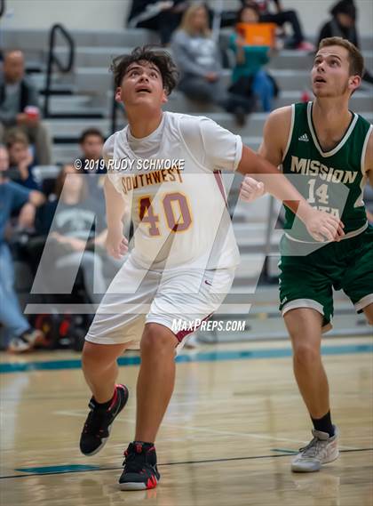 Thumbnail 2 in Southwest SD vs. Mission Vista ( Del Lago Tip-Off Classic) photogallery.