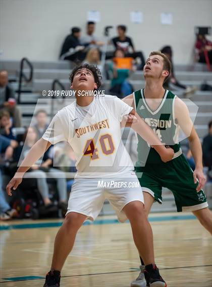 Thumbnail 1 in Southwest SD vs. Mission Vista ( Del Lago Tip-Off Classic) photogallery.