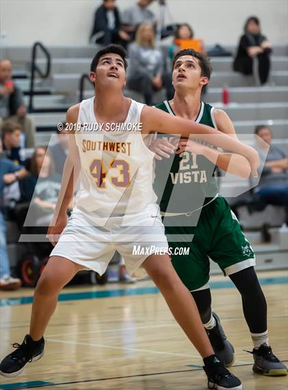 Thumbnail 1 in Southwest SD vs. Mission Vista ( Del Lago Tip-Off Classic) photogallery.