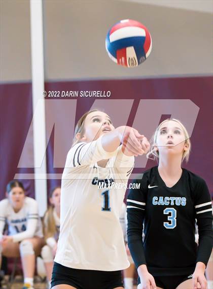 Thumbnail 2 in Cactus vs. Verrado (Epic Tourneys Volleyball Invite) photogallery.