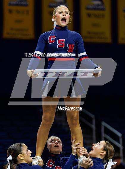 Thumbnail 3 in Nassau County Gameday Cheer Class C Final (Hofstra University) photogallery.