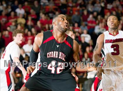 Thumbnail 1 in Marcus vs. Cedar Hill (5A Regional Final) photogallery.