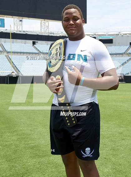 Thumbnail 2 in Brunswick (Jaguars Prep 11 On Lineman Challenge Awards) photogallery.