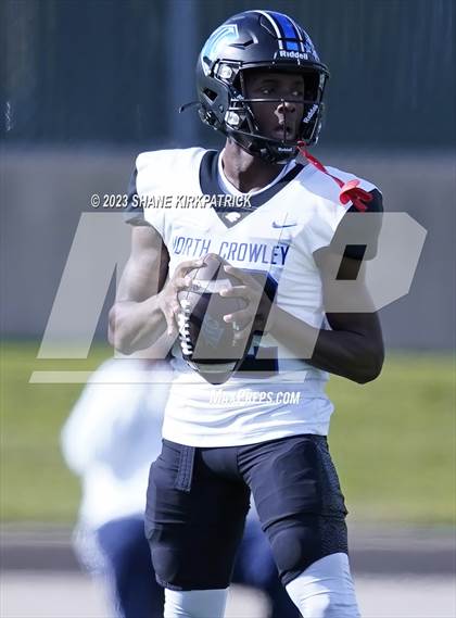 Thumbnail 2 in Allen vs North Crowley(6A Div 1 Quarterfinals) photogallery.