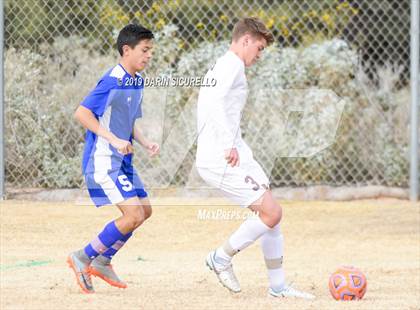 Thumbnail 3 in Desert Mountain vs. Safford (Chandler Prep Invitational) photogallery.