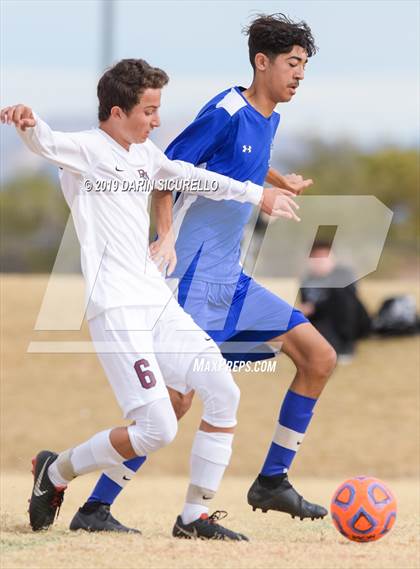 Thumbnail 3 in Desert Mountain vs. Safford (Chandler Prep Invitational) photogallery.