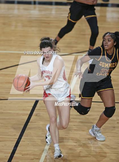 Thumbnail 1 in Memorial vs. Summer Creek  Girls 6A Region 3 Semi Finals photogallery.
