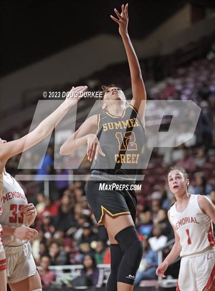 Thumbnail 2 in Memorial vs. Summer Creek  Girls 6A Region 3 Semi Finals photogallery.
