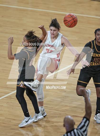 Thumbnail 2 in Memorial vs. Summer Creek  Girls 6A Region 3 Semi Finals photogallery.