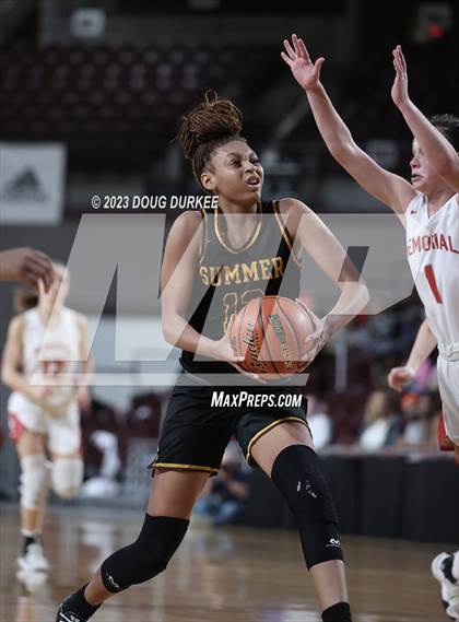 Thumbnail 2 in Memorial vs. Summer Creek  Girls 6A Region 3 Semi Finals photogallery.