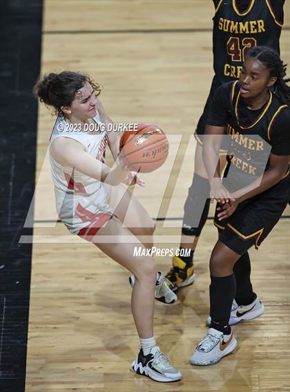 Thumbnail 3 in Memorial vs. Summer Creek  Girls 6A Region 3 Semi Finals photogallery.
