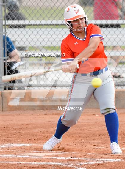Thumbnail 2 in Westwood vs Arcadia (Westwood-Dobson Softball Invitational) photogallery.