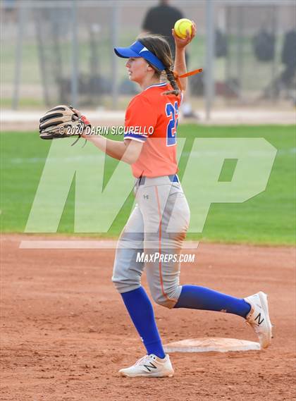 Thumbnail 3 in Westwood vs Arcadia (Westwood-Dobson Softball Invitational) photogallery.