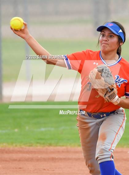 Thumbnail 3 in Westwood vs Arcadia (Westwood-Dobson Softball Invitational) photogallery.